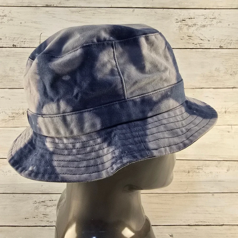Adidas Originals Tie Dye Bucket Hat Blue White Trefoil Logo OSFA RN90288